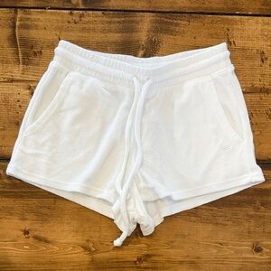 Fabletics White Athletic Shorts
